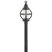 Hinkley Lighting Chatham 1 Light Outdoor Post Mount, Museum Black - 21001MB