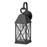 Hinkley Lighting Briar 1 Light Outdoor Med Sconce, Black/Clear Seedy - 23304MB