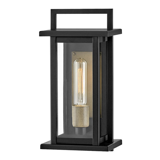 Hinkley Lighting Langston 1 Light Outdoor Small Sconce, Black - 24020BK