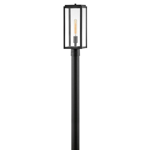 Hinkley Lighting Max Outdoor 1-LT Post/Pier, 100W, Black/Clear - 2591BK