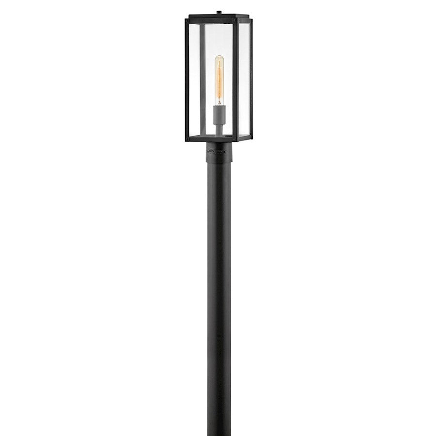 Hinkley Lighting Max Outdoor 1-LT Post/Pier, 5W, Black/Clear - 2591BK-LL