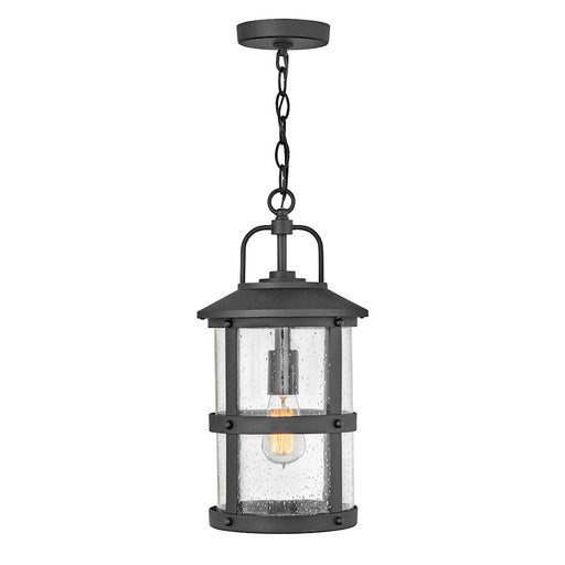 Hinkley Lighting Lakehouse 1 Light Outdoor Hanging in Black - 2682BK