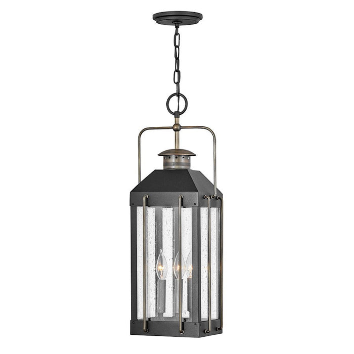 Hinkley Lighting Fitzgerald 3 Light Outdoor Hanging in Textured Black - 2732TK