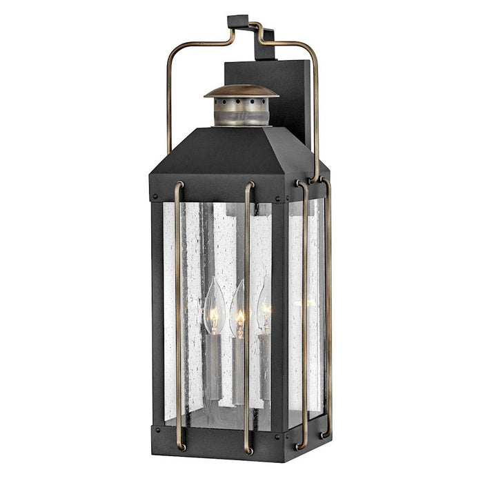 Hinkley Lighting Fitzgerald 3 Light Outdoor Wall Mount in Textured Black - 2735TK