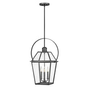 Hinkley Lighting Nouvelle 3 Light Outdoor Hanging in Black - 2772BLB