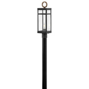 Hinkley Lighting Porter 1 Light Outdoor Med Post Top/Pier Mount, BK - 2801BK-LL