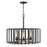 Hinkley Lighting Reid 6 Light Outdoor Hanging, Graphite/Seed - 29505BGR-LV