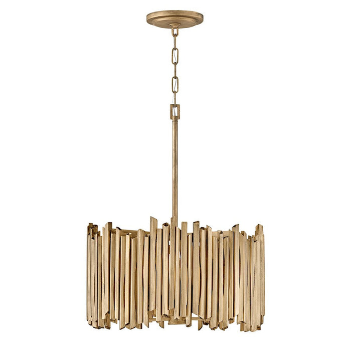 Hinkley Lighting Roca 3 Light Indoor Medium Convertible Pendant, Gold - 30023BNG