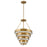 Hinkley Lighting Echelon 8 Light Chandelier, Heritage Brass - 30184HB