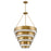 Hinkley Lighting Echelon 4 Light Chandelier, Heritage Brass - 30188HB