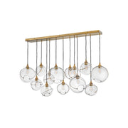Hinkley Lighting Skye 13 Light Chandelier, Heritage Brass - 30305HBR