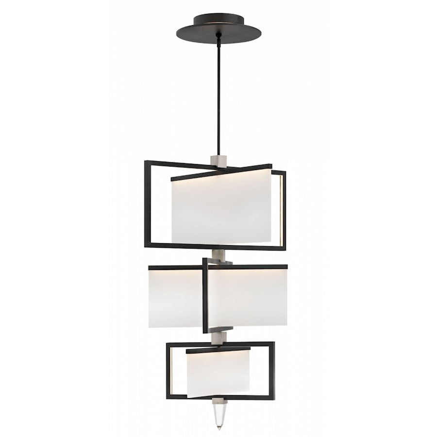 Hinkley Lighting Folio 44" LED Light Chandelier, Black - 32508BLK