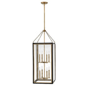 Hinkley Lighting Shaw 8 Light Indoor LG Multi Tier Chandelier, Black - 32988BK