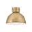 Hinkley Lighting Argo 1 Light Indoor Small Flush Mount, Heritage Brass - 3481HB