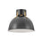 Hinkley Lighting Argo 1 Light Indoor Small Flush Mount, Satin Black - 3481SK