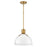 Hinkley Lighting Argo 1 Light SM Pendant, Heritage Brass/Cased Opal - 3487HB-CO