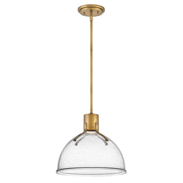 Hinkley Lighting Argo 1 Light SM Pendant, Heritage Brass/Seed - 3487HB-CS