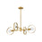 Hinkley Lighting Desi 4 Light Medium Single Tier Foyer, Brass - 37294LCB