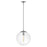 Hinkley Lighting Warby 1 Light Medium Orb Pendant, Antique Nickel - 3744PL