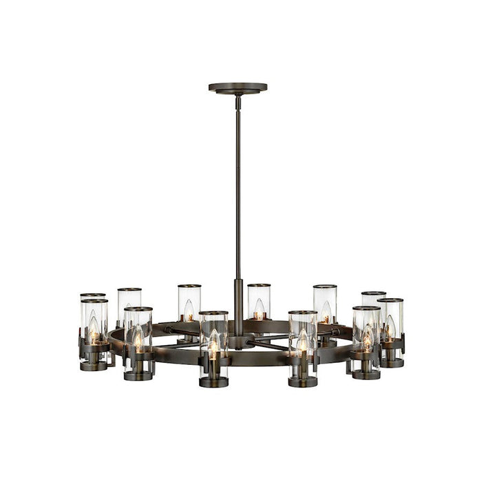 Hinkley Lighting Reeve 12 Light Interior Hanging in Black - 38109BX