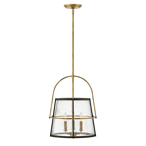 Hinkley Lighting Tournon 3 Light Pendant in Heritage Brass - 38113HB