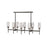 Hinkley Lighting Ana 8 Light Linear Chandelier, Black/Crystal - 38256BX