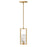 Hinkley Lighting Ana 1 Light Indoor Small Pendant, Brass/Clear Crystal - 38257HB