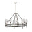 Hinkley Lighting Ana 8 Light LG Single Tier Chandelier, Black/Crystal - 38258BX