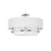 Hinkley Lighting Graham 4 Light Semi-flush Mount in Polished Nickel - 38894PN