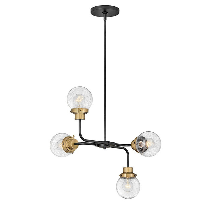 Hinkley Lighting Poppy 4 Light Interior Hanging in Black - 40694BK