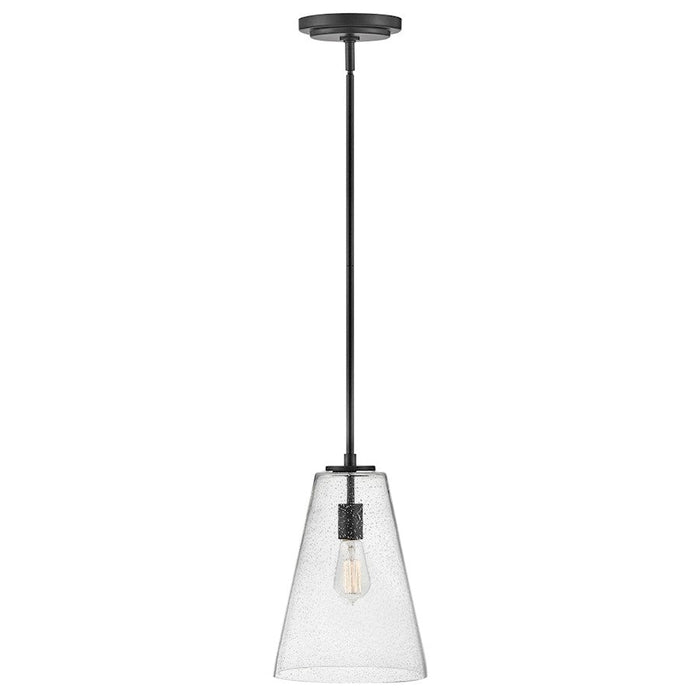 Hinkley Lighting Vance 1 Light Small Pendant, Satin Black - 41044SK