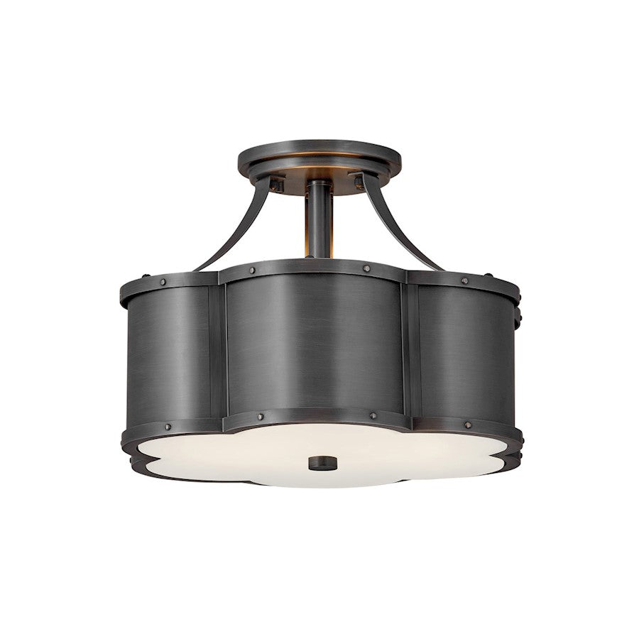 Hinkley Lighting Chance 2 Light Interior Ceiling in Black - 4443BLB