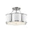 Hinkley Lighting Chance 3 Light Semi-flush Mount in Polished Nickel - 4444PN