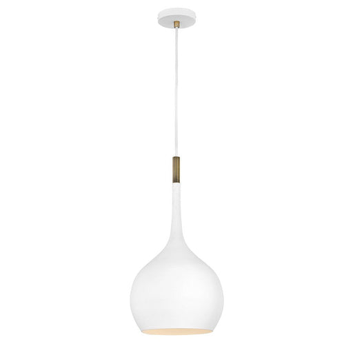 Hinkley Lighting Ziggy 1 Light Interior Hanging in Chalk White - 4457CI