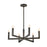 Hinkley Lighting Ezra 6 Light LG Single Tier Chandelier, Black Oxide - 45046BX