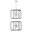 Hinkley Lighting Aros 24 Light Chandelier, Black/Polished Nickel - 46316BLK-PN