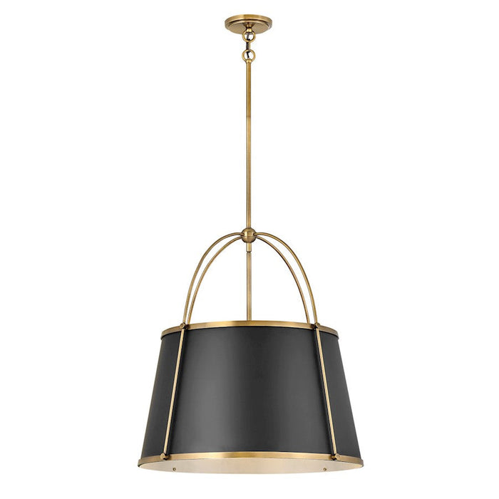 Hinkley Lighting Clarke 4 Light Interior Hanging in Warm Brass - 4895WS