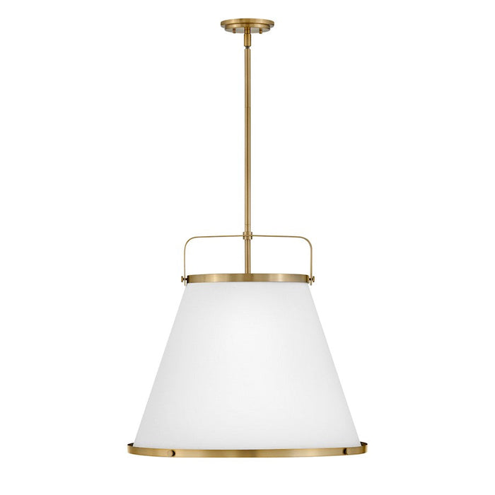 Hinkley Lighting Lark 3 Light Large Pendant, Lacquered Brass - 4995LCB