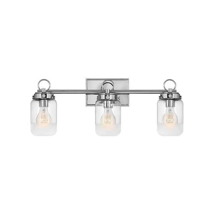 Hinkley Lighting Penley 3 Light Interior Bath Vanity in Polished Nickel - 5063PN