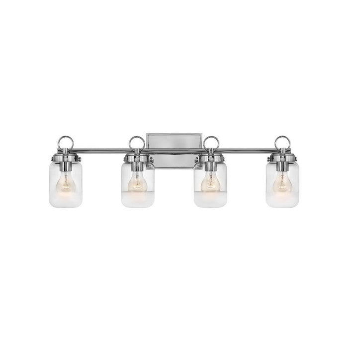 Hinkley Lighting Penley 4 Light Interior Bath Vanity in Polished Nickel - 5064PN