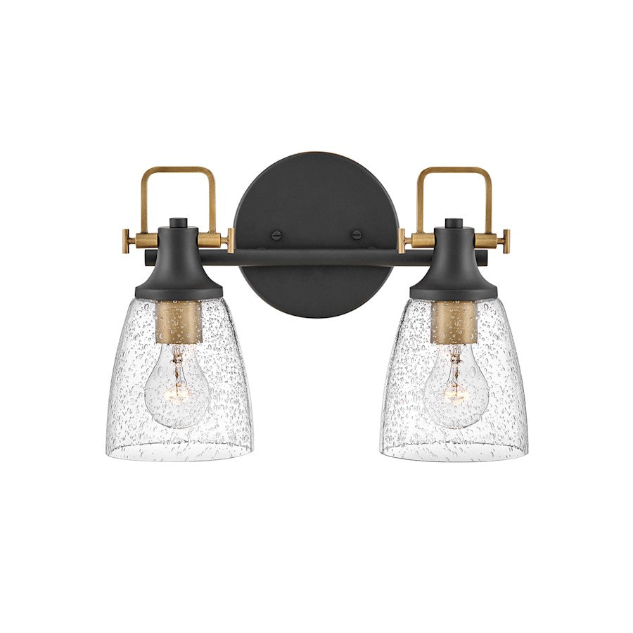 Hinkley Lighting Easton 2 Light Bath Vanity, Black - 51272BK