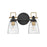 Hinkley Lighting Easton 2 Light Bath Vanity, Black