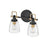 Hinkley Lighting Easton 2 Light Bath Vanity, Black