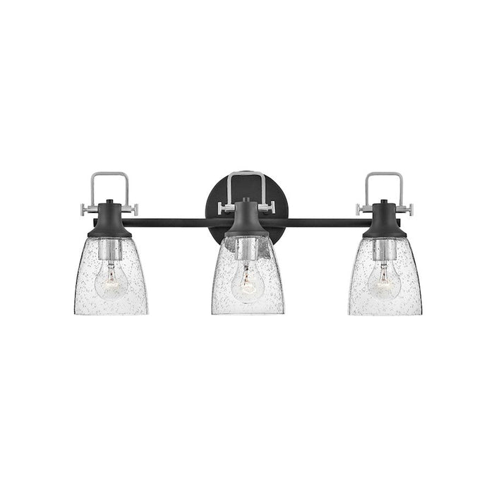 Hinkley Lighting Easton 3 Light Bath Vanity, Black CM - 51273BK-CM