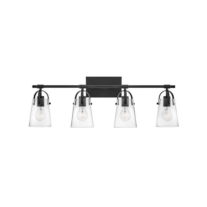 Hinkley Lighting Foster 4 Light Vanity in Black - 5134BK