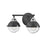 Hinkley Lighting Fletcher 2 Light Bath Vanity, Black