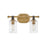 Hinkley Lighting Halstead 2 Light Vanity in Heritage Brass - 52882HB