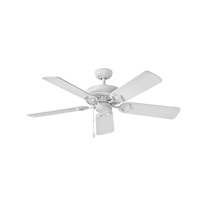 Hinkley Lighting Lafayette 52" Fan, Chalk White, Pull Chain - 901152FCW-NID