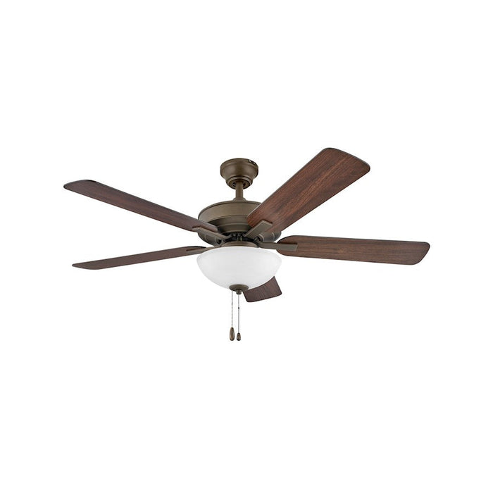 Hinkley Lighting Metro 2 Light Illuminated 52" Fan, Matte Bronze - 903352FMM-LIA