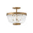 Hinkley Lighting Dune 4 Light Semi-flush Mount in Burnished Gold - FR30203BNG